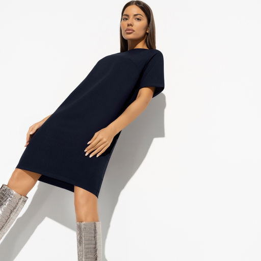 Платье тёмно-синее Сделай комплимент (new) - Charutti фото 6