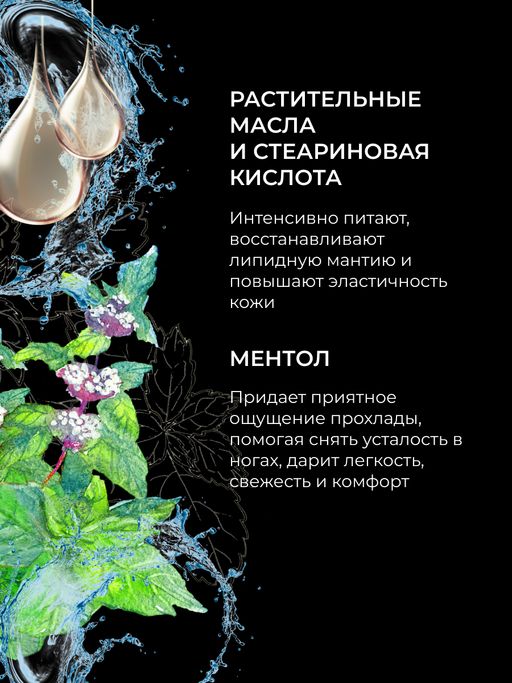 Крем для ног Увлажнение и мягкость после педикюра с Д-пантенолом и мочевиной - Siberina фото 7