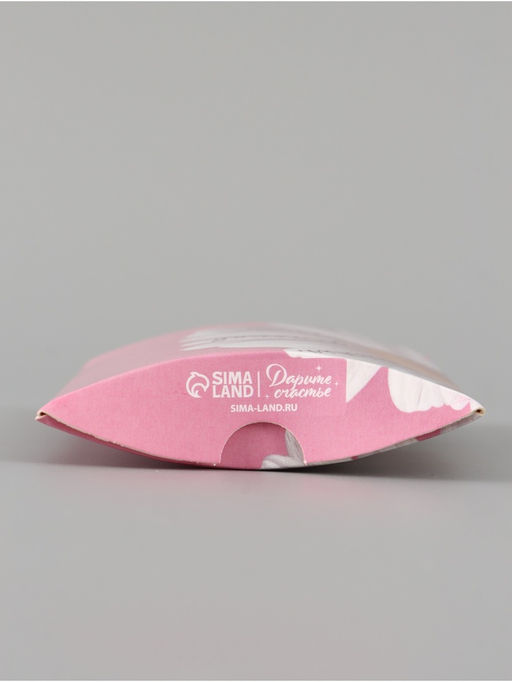 Цена за 10 шт. Коробка подарочная складная «Ромашка», фигурная, 11×8×2 см