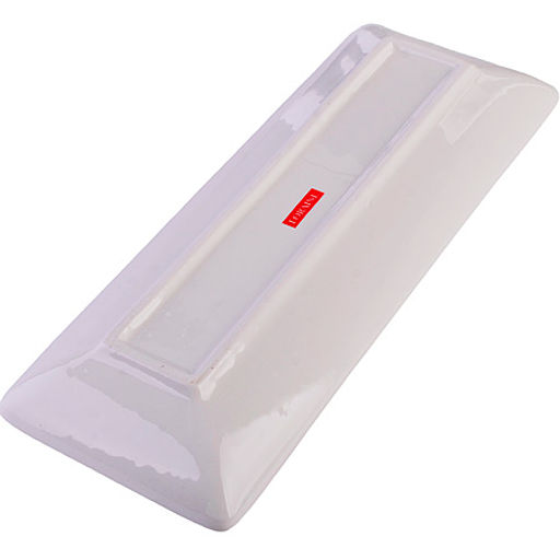 60201 Блюдо сервировочное 28х10,6х3см Утренняя свежесть доломит LR (х24) - Mayer&boch фото 3