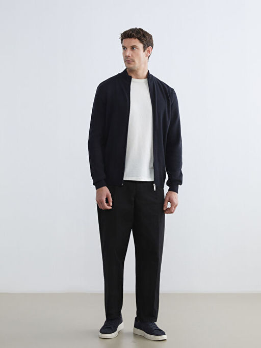 Standart Kal?p Dik Yaka Erkek Triko H?rka