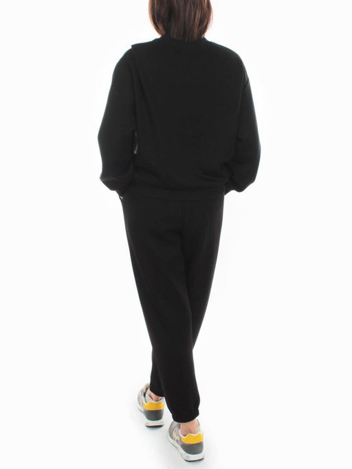 3404/3405 BLACK Костюм спортивный женский (95% хлопок, 5% эластан)