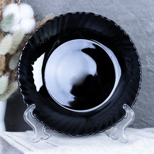 Тарелка 190 мм черная BNHP75T (Black) /уп 6/72/ - Галеонтрейд фото 4