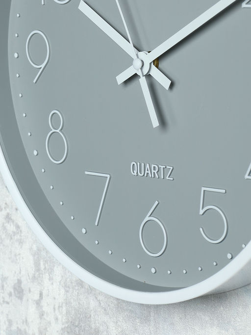 Часы настенные 30 см серые / 6054Т6-2 /уп 30/ - ГалеонТрейд фото 4