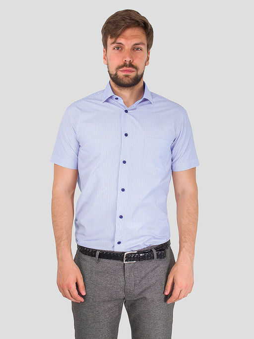 Сорочка мужская короткий рукав GREG 161/109/1102/Z/1  фото 7