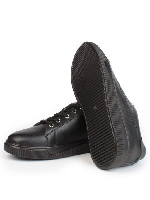 05-PDD165-3 BLACK Кроссовки женские (натуральная кожа) - Фабричный китай фото 14
