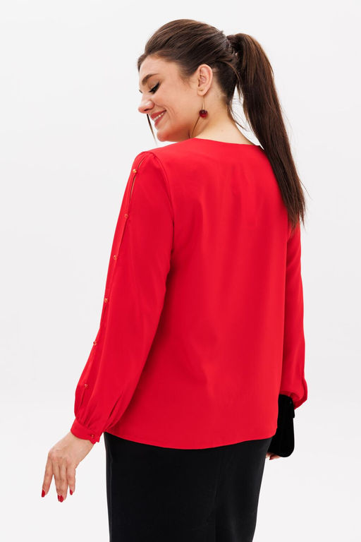 Блуза ANELLI 1377 алая роза