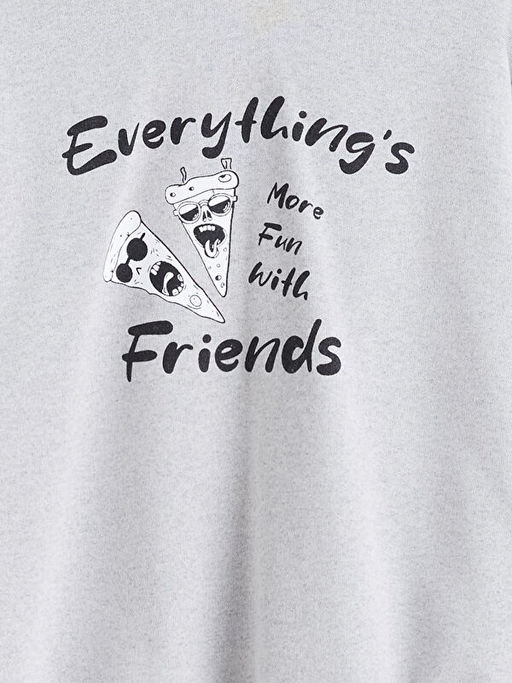 Kap??onlu Erkek ?ocuk Sweatshirt