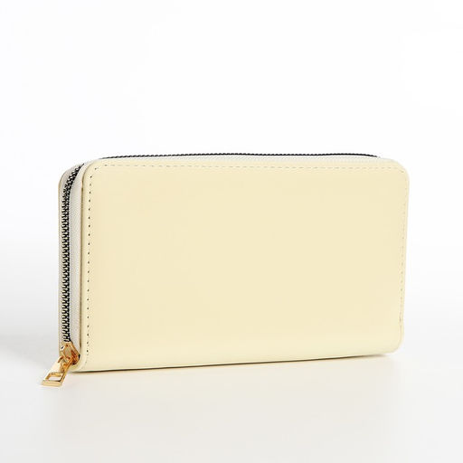 Кошелёк на молнии, бежевый