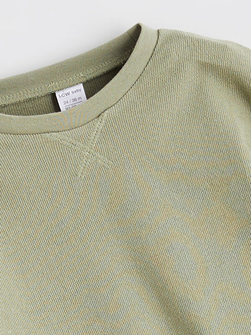 Bisiklet Yaka Erkek Bebek Sweatshirt ve E?ofman Alt?