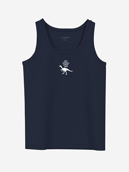 Bisiklet Yaka Erkek ?ocuk Atlet 2li - Waikiki фото 2