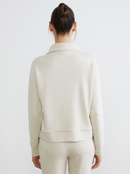 Dik Yaka Kad?n Sweatshirt