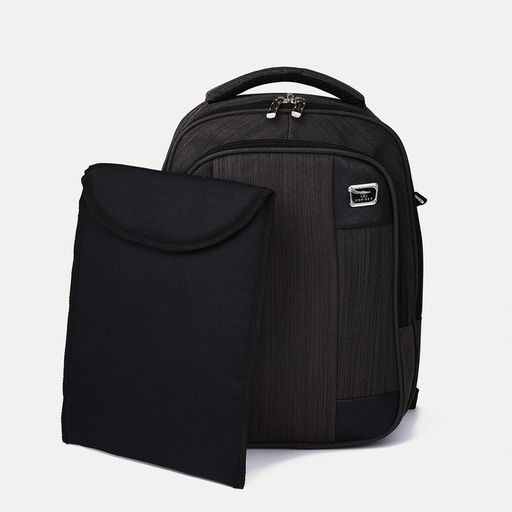 Рюкзак - сумка мужская, текстиль, цвет серый - Simaland фото 3