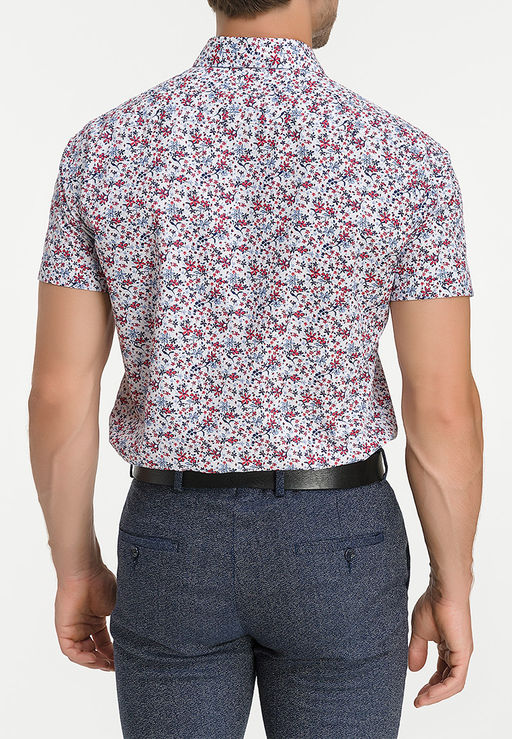 Сорочка мужская короткий рукав GREG 123/201/22495/ZS/C/1  фото 4