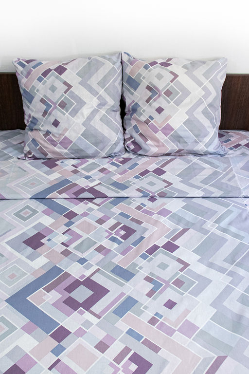 КПБ 1,5 сп бязь 120гр/м2 Текстильная коллекция стильные ромбы 1