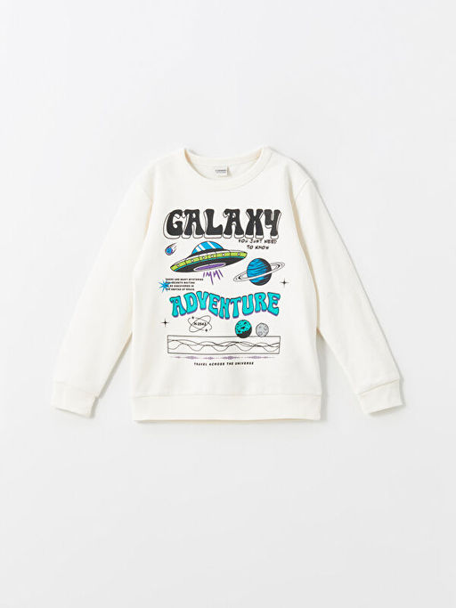 Bisiklet Yaka Erkek ?ocuk Sweatshirt ve E?ofman Alt - Waikiki фото 2