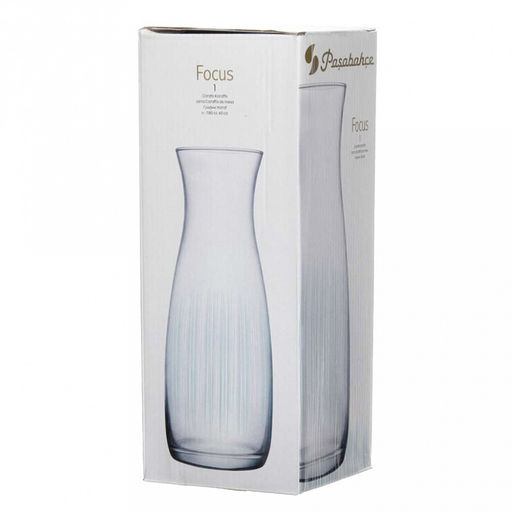 Декантер для вина стеклянный Amphora 1,18л, h24,5см, пластмассовая крышка, с рисунком Трава, бирюзовый, цветная коробка, Pasabahce (Турция) - Домашняя мода фото 2