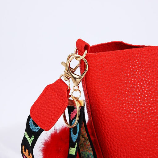 Сумка кросс-боди на молнии, цвет красный - Simaland фото 4