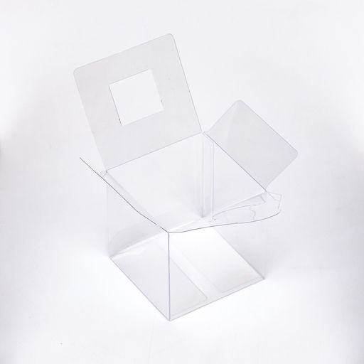 Складная коробка из PVC 7 х 7 х 7 см  набор 5 шт.
