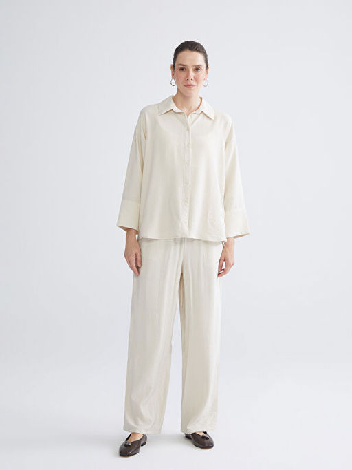 Dokulu Oversize Kad?n G?mlek