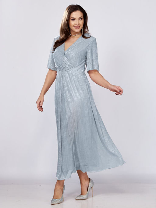 Платье Mira Fashion 5490S-Р голубой