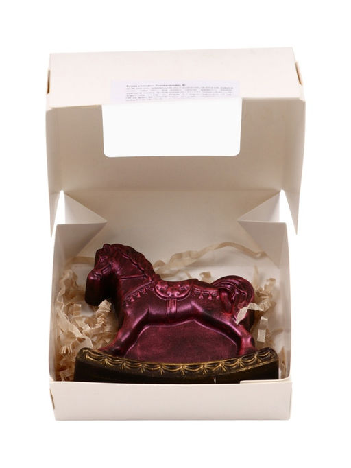 Шоколадная фигурка Лошадка-качалка, кондитерская глазурь, 90 г