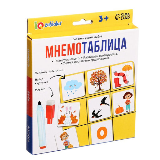 Развивающий набор Мнемотаблица - Iq-zabiaka фото 8