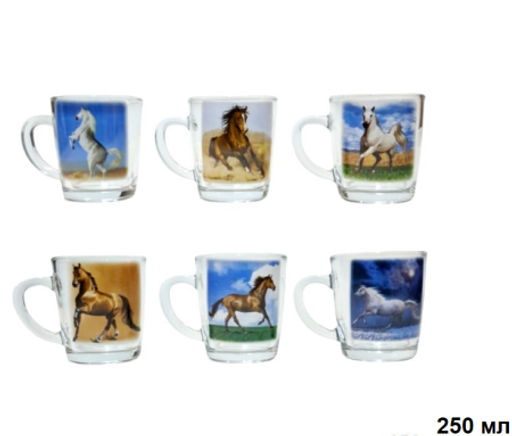 Кружка 250 мл Конь / 1335 /уп 20/ Символ года 2026