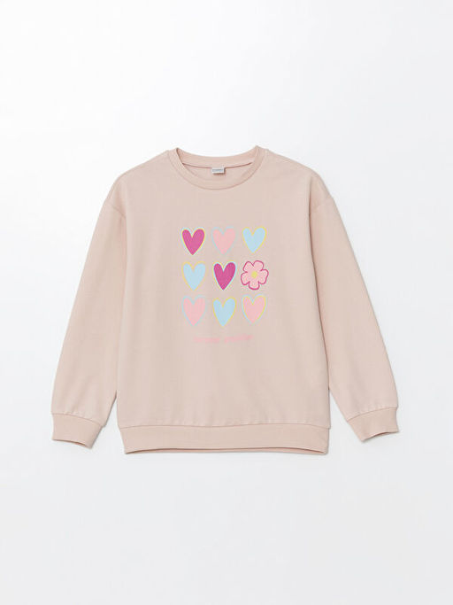 Bisiklet Yaka K?z ?ocuk Sweatshirt - Waikiki фото 3