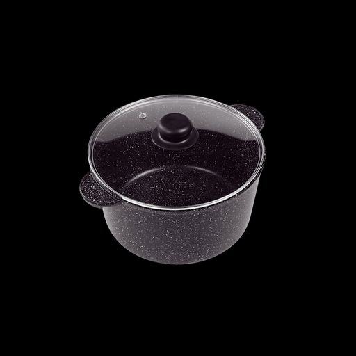 Кастрюля 2 литра, черная - Ярославна фото 5