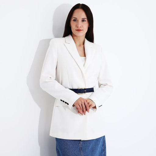 Ремень женский, ширина 3 см, винт, пряжка металл, цвет синий - Simaland фото 3