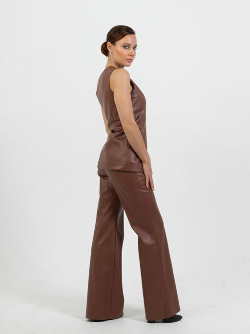 жилет из экокожи 036-0474 - Трика фото 10