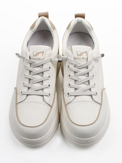 03-A331-5 WHITE Полуботинки спортивные женские (натуральная кожа)