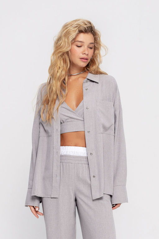 Рубашка Pirs 4735 серый  фото 5