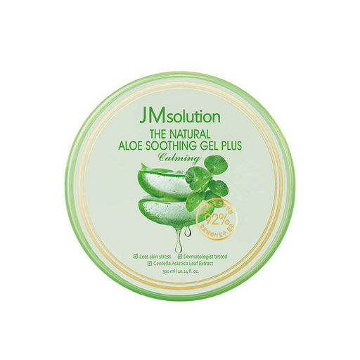 Гель для лица и тела успокаивающий с алоэ и центеллой JMSOLUTION The Natural Aloe Soothing Gel Cica Plus Calming, 300ml