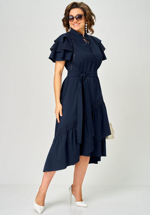 Платье EVA GRANT 7297 синий