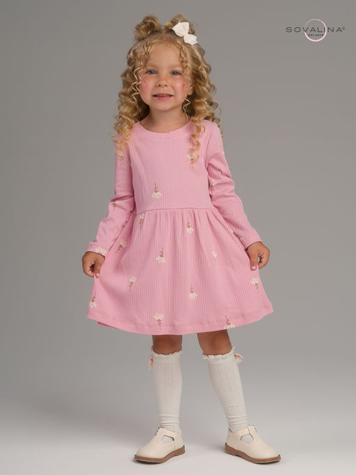 Платье Элла астра на пудре