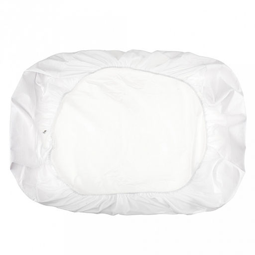 Наматрасник непромокаемый, натяжной 80х190х25см "Аквамембрана", махровый, хлопок 100% / PUR мембрана, упаковка "классическая" LDPE 26х33см, "Домашняя мода" (Россия)