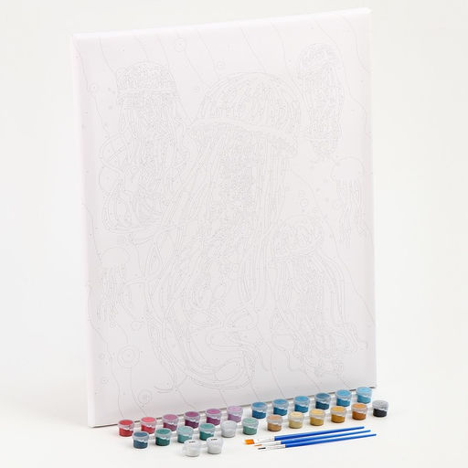 Картина по номерам с золотой краской Золотые медузы, 40 50 см - Школа талантов фото 2