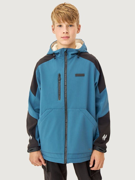 Ветровка 4л15726 деним/черный