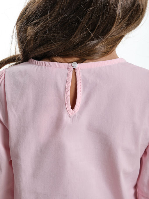 Блузка с жемчугом на праздник UD 4531 неон-желтый - Mini maxi фото 11