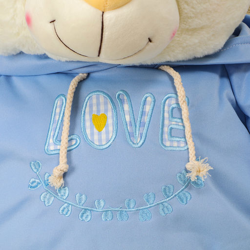 Мягкая игрушка «Медведь», в кофте, 95 см, цвет белый