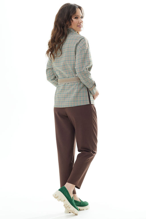 Костюм Magia mody 2312 зеленый+ шоколад