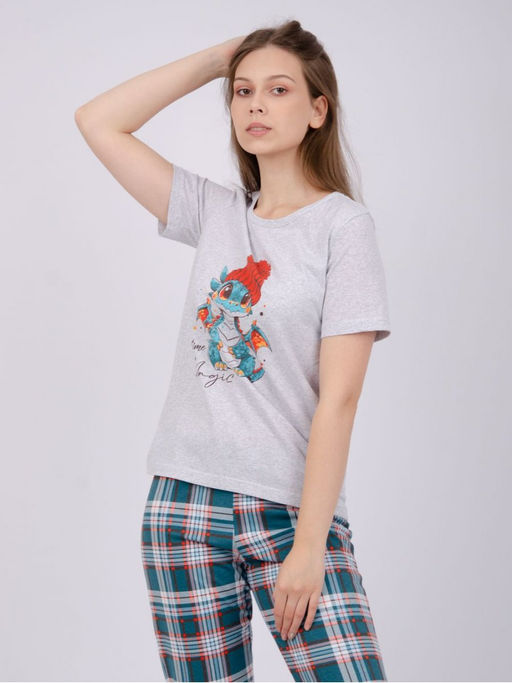 Пижама "Дракоша 2" брюки, трикотаж