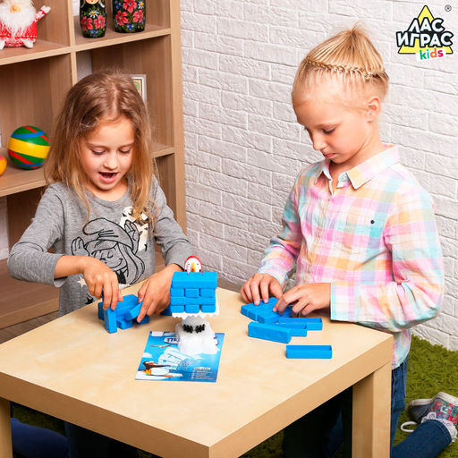 Настольная игра падающая башня «Льдины пингвина», 2-4 игрока, 4+