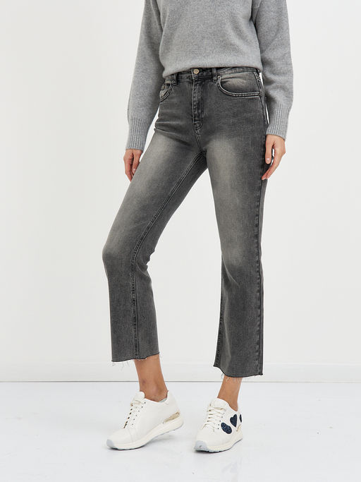 брюки женские серые из хлопка - Glenfield фото 4