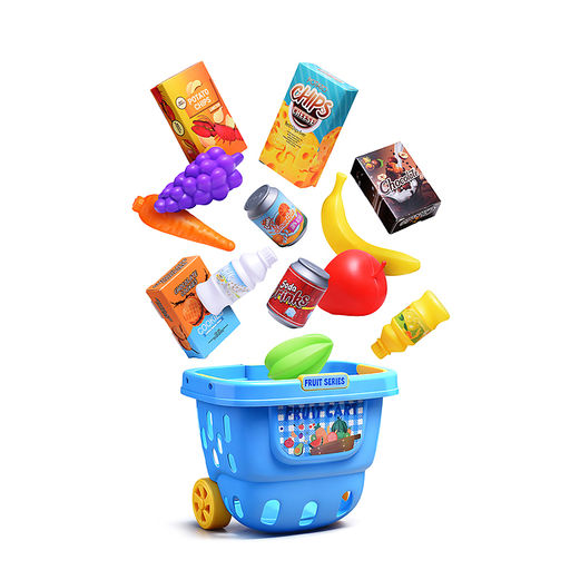 Супермаркет "Тележка продуктов" в коробке