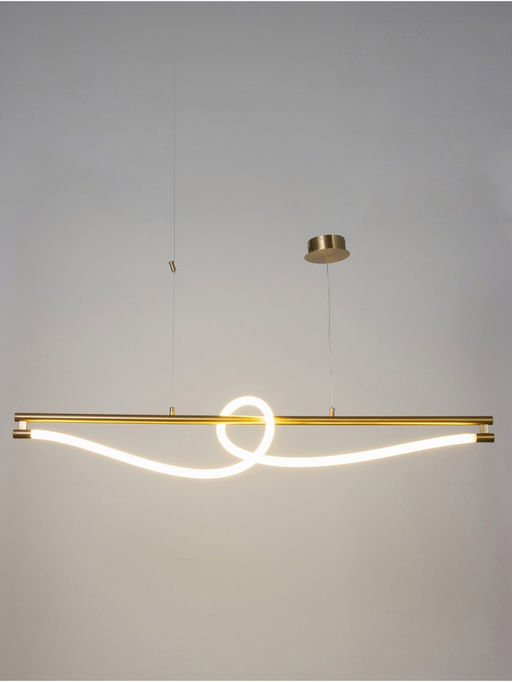 Светильник потолочный BayerLux «Аланед», LED, 38 Вт, 3000-6000К, бронза, 120×40×31-181 см