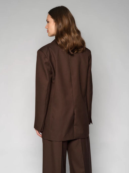 Пиджак женский 12411-34011 d.brown - Eleganzza фото 5