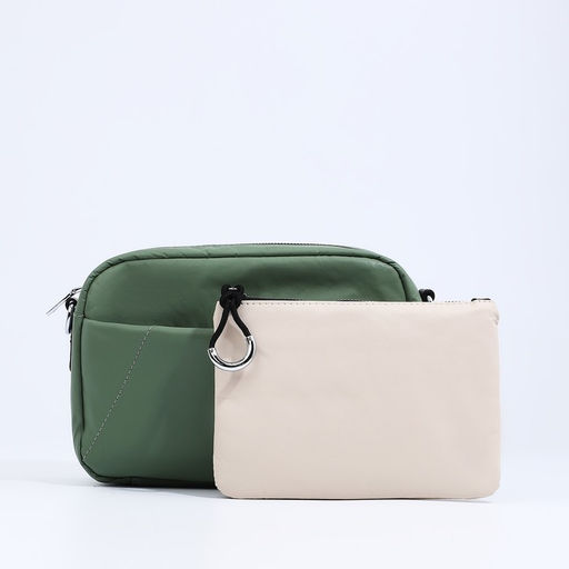Сумка кросс-боди на молнии, цвет зелёный - Simaland фото 2